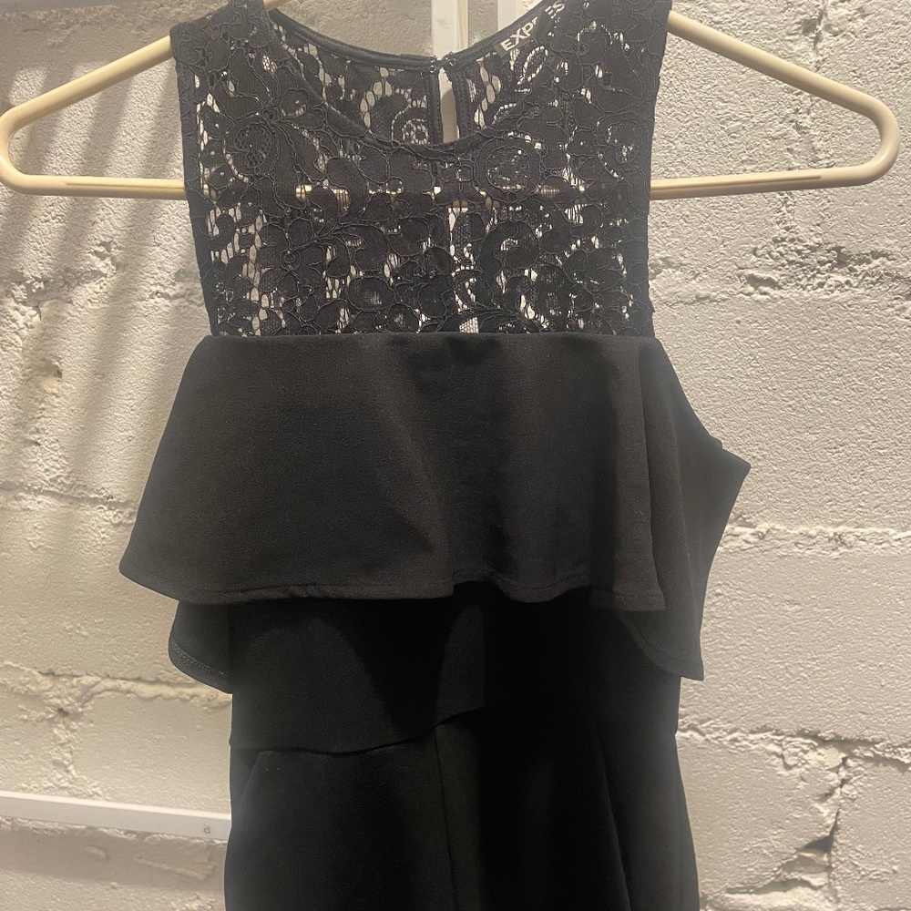 Black Express Romper